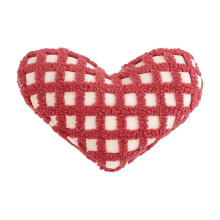 Coussin en forme de cœur, décoration Saint-Valentin, rouge, jaune, rose, violet
