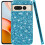 Θήκη Glitter για το Google Pixel7Pro σε μπλε χρώμα, ανθεκτική σε κραδασμούς 1