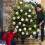 Christmas Ornament Set Green White 12pcs 7cm 8