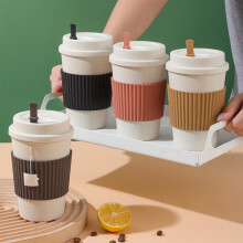 Gobelet réutilisable anti-fuite à paille pour tout-petits (lot de 4)