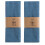 Serviettes de table en coton style lin, lot de 2, 38 x 28 cm 1