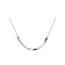Halsband med geometriskt nyckelben i 925 sterlingsilver för kvinnor