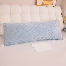 Cuscino lungo in morbido velluto per dormire sul fianco, 60 cm
