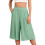 Dam Caprileggings med vida ben, mintgrönt, S 1