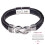 Mor och son flätat läderarmband 1-pack 1