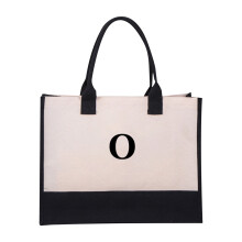 Sac fourre-tout en toile inspirant pour femmes, brodé avec
