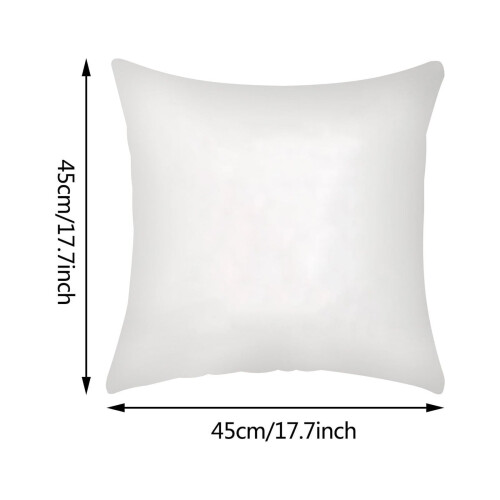 Lot de 2 housses de coussin en lin, taille standard 45 x 45 cm