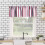 Stripe Valance Kitchen Cafe Pink White Vertical 54x18 inch 4