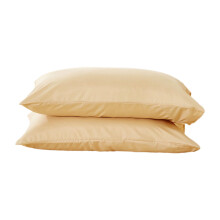 Taies d'oreiller en coton égyptien, lot de 2, tissage satiné