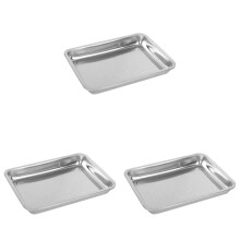 Plaques de cuisson en acier inoxydable (lot de 3) pour four grille-pain