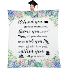 Couverture légère et douce pour femme, idéale pour les remises de diplômes.