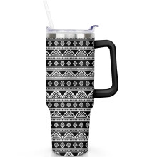 Gobelet isotherme Bohemia en acier inoxydable 40 oz avec isolation sous vide