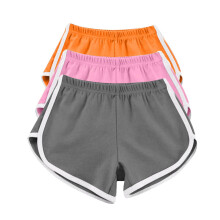 Leinen-Shorts-Set für Damen, lässig, sommerlich, hochtailliert, khaki