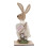 Påskhare träbordsprydnad 23 cm vit 61 x 28 cm 1