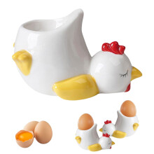 Coquetier en porcelaine pour œufs de poule et de canard, 1 pièce