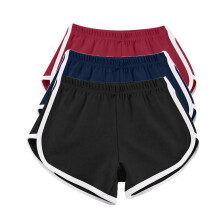 Ensemble short d'été décontracté pour femme, 3 pièces, blanc