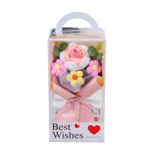 Mini bouquet di rose artificiali per San Valentino