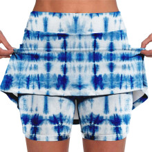 Sportliche Damen-Skorts mit Taschen, rosa, mittelhoch geschnitten