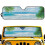 Σκίαστρο παρμπρίζ για Jeep Wrangler TJ JK JL Gladiator 1