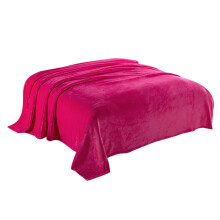 Couette en flanelle de microfibre toutes saisons, légère et chaude