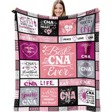 Nurse Gift Blanket 60x50 Inch for RN LPN Nursing Student