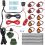 Vorverdrahtetes ATV/UTV-Blinker-Set mit Wippschalter und 1