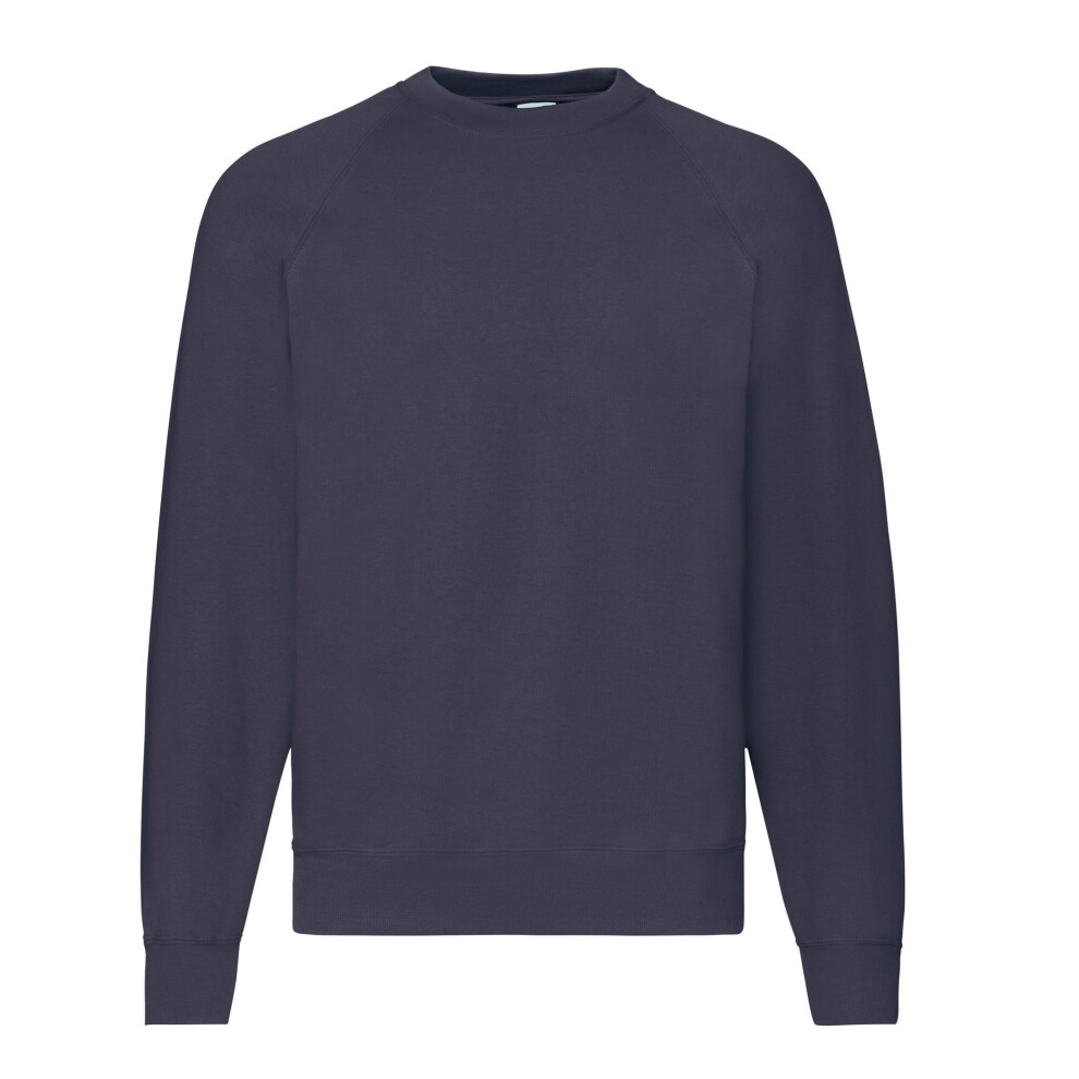 Fruit Of The Loom (Xl, Deep Navy) Mens Classic Raglan Sweatshirt