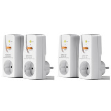 4pack 16A Gfci Leakage Protection Plug Rcd Socket Home Circuit Breaker Cutout Personal Protection Plug EU Plug
