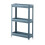 Slim Rolling Storage Cart Navy 3-Tier Plastic 1