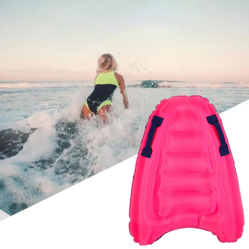 Inflatable Surfboard Lightweight PVC Bodyboard with Handles