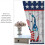 Independence Day Curtains Blue Red Stars Wooden Pattern Rod 7