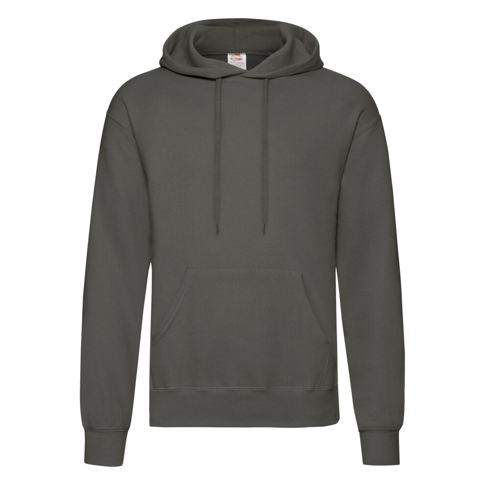 Fruit Of The Loom (Xl, Light Graphite) Unisex Adults Classic Hooded Sweatshirt
