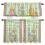 Easter Gnome Kitchen Curtains and Valance Set Pink Flowers 1