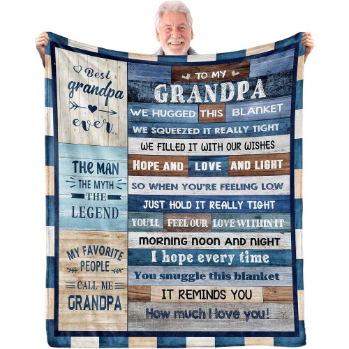 Opa-Geschenkdecke, 40 x 50 Zoll