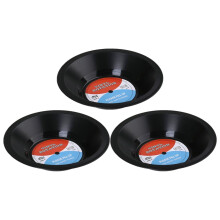 Coupe à fruits en plastique style disque vinyle vintage (3 pièces)