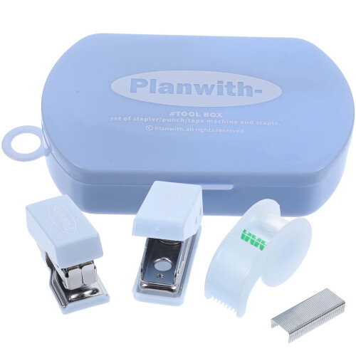 Household Stapler Handheld Tape Cutter Set