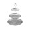 Gold Stainless Steel Cupcake Stand 3-Tier 1