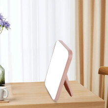 Makeup Mirror Portable Folding Desk Vanity 8 Inch Pink