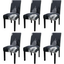 Housses de chaise Parsons extensibles et lavables, lot de 6, Plume