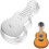 Gitarrenkuchen-Backform aus Aluminium 1