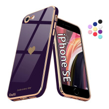 Daxi iPhone SE2020/7/8-skal mörklila glansigt