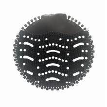Tapis désodorisants pour urinoirs G, noirs et parfumés, paquet de 12