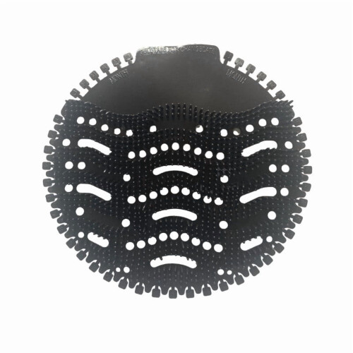 G Urinal-Siebe, geruchsneutralisierend, schwarz, duftende Matten, 12er-Pack