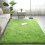 Tapis en microfibre peluche shaggy vert 1D 1