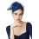 Chapeau bibi style vintage, chapeau pillbox, coiffe de cocktail avec 1