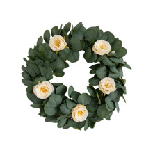 Couronne d'eucalyptus artificielle 40 cm