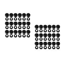 Tappi per bulloni targa, viti di bloccaggio, 40 paia