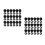 License Plate Bolt Caps Locking Screws 40 Pairs 1