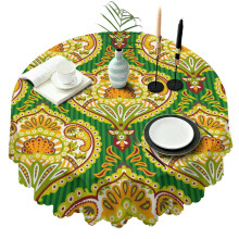 Nappe ronde vintage Ă motifs cachemire et floraux 152 cm (60 pouces)