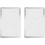 Pizzablech aus Aluminium, 2er-Pack, 28 x 41 cm 1